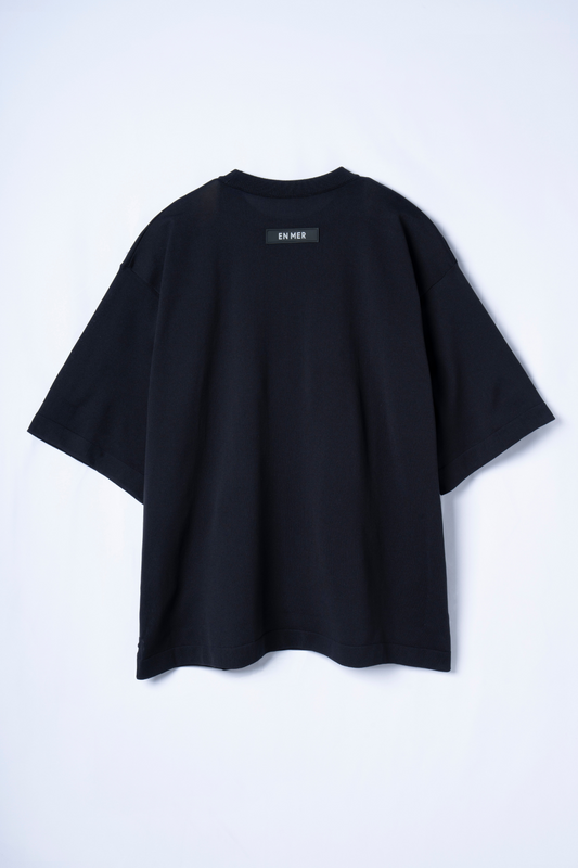 Airy Fit S/S Knit T-Shirt (BLACK)