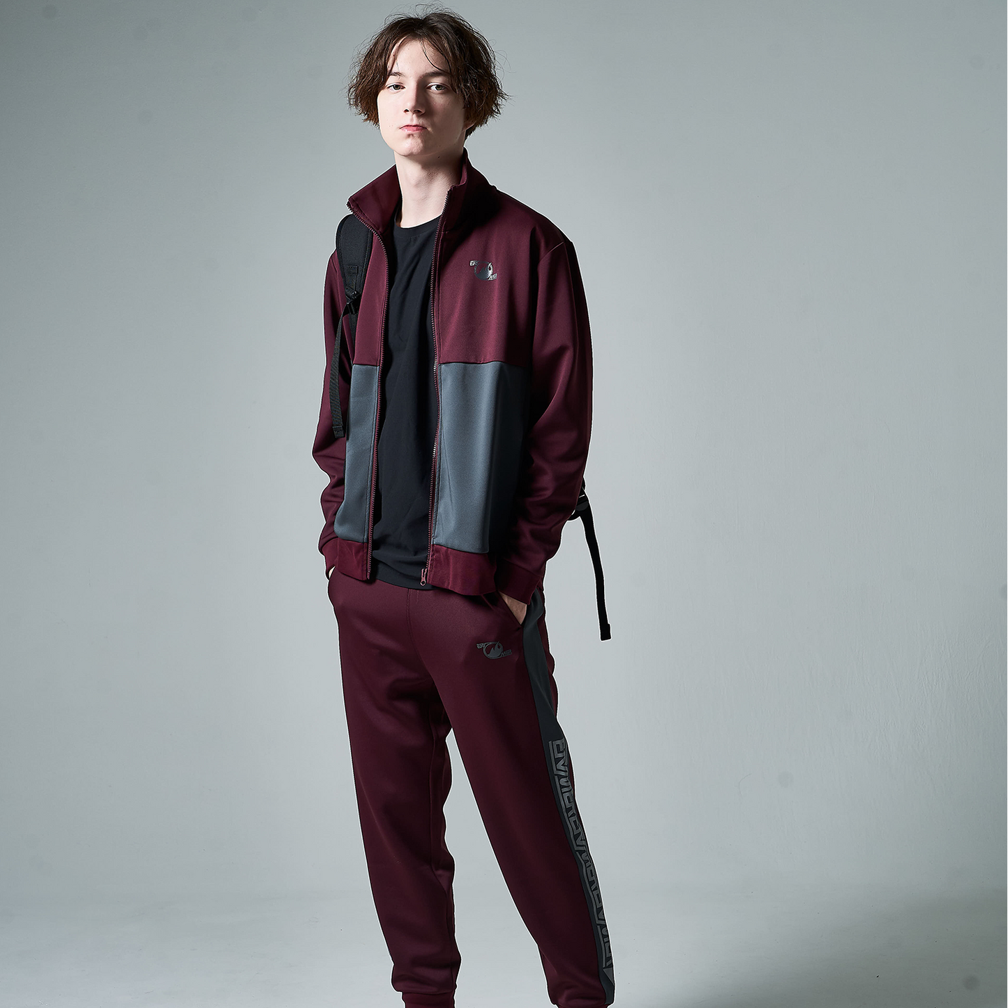 CLASSIC TRACK JACKET BURGUNDY