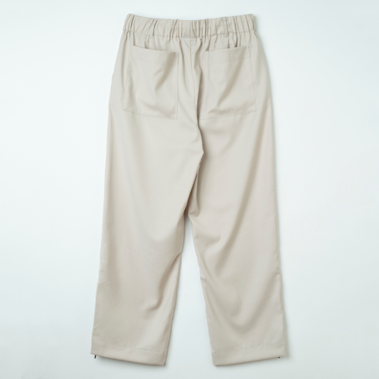 Wool Stripe Easy Pants (BEIGE)