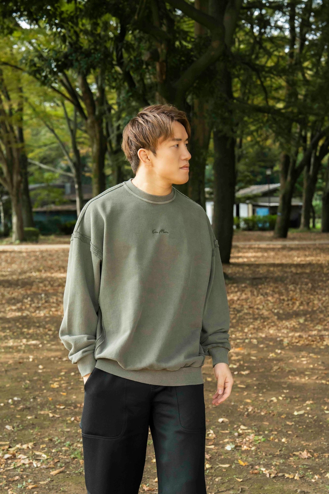 Outseam Pullover Sweat (KHAKI)