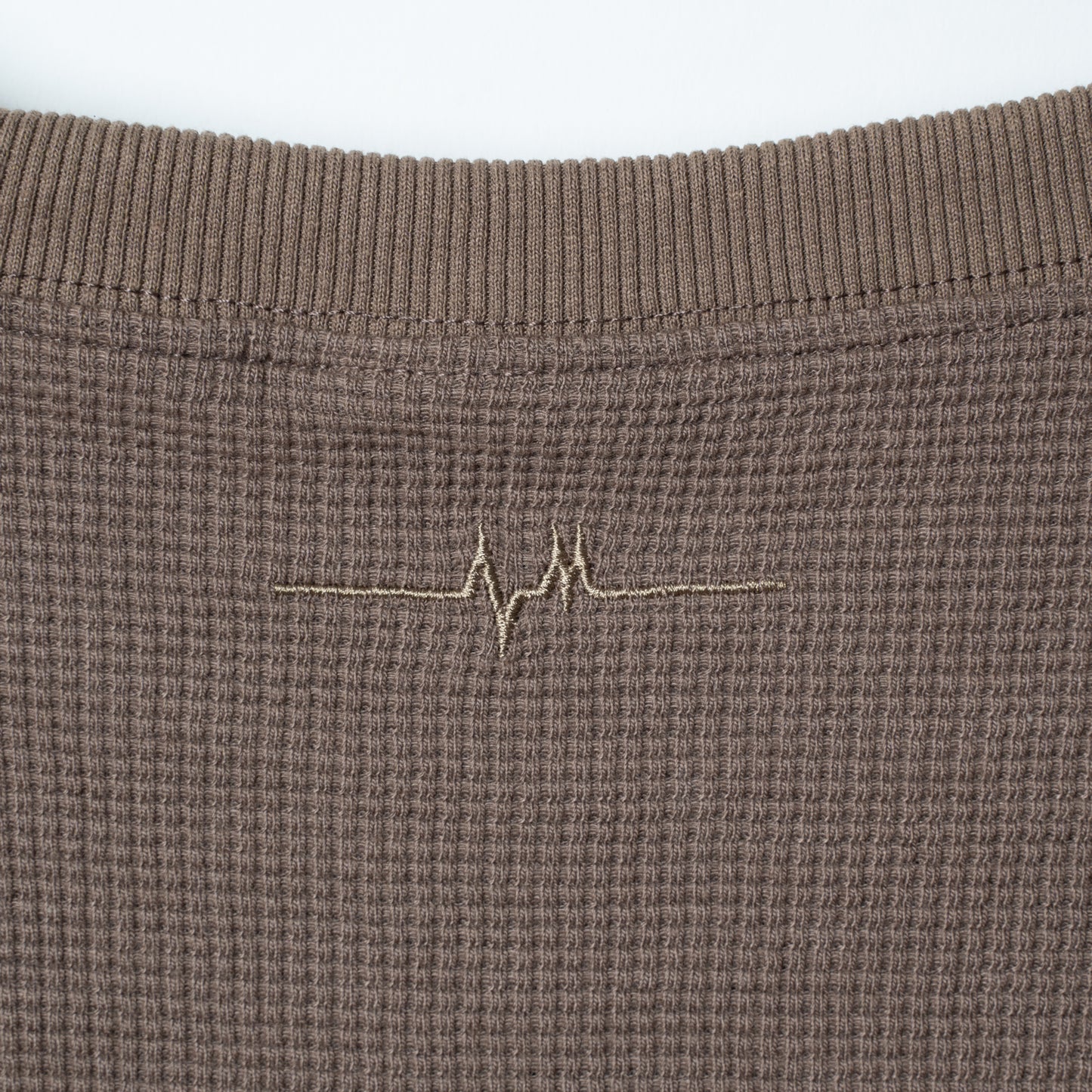 Standard Waffle L/S T-Shirt (BROWN)