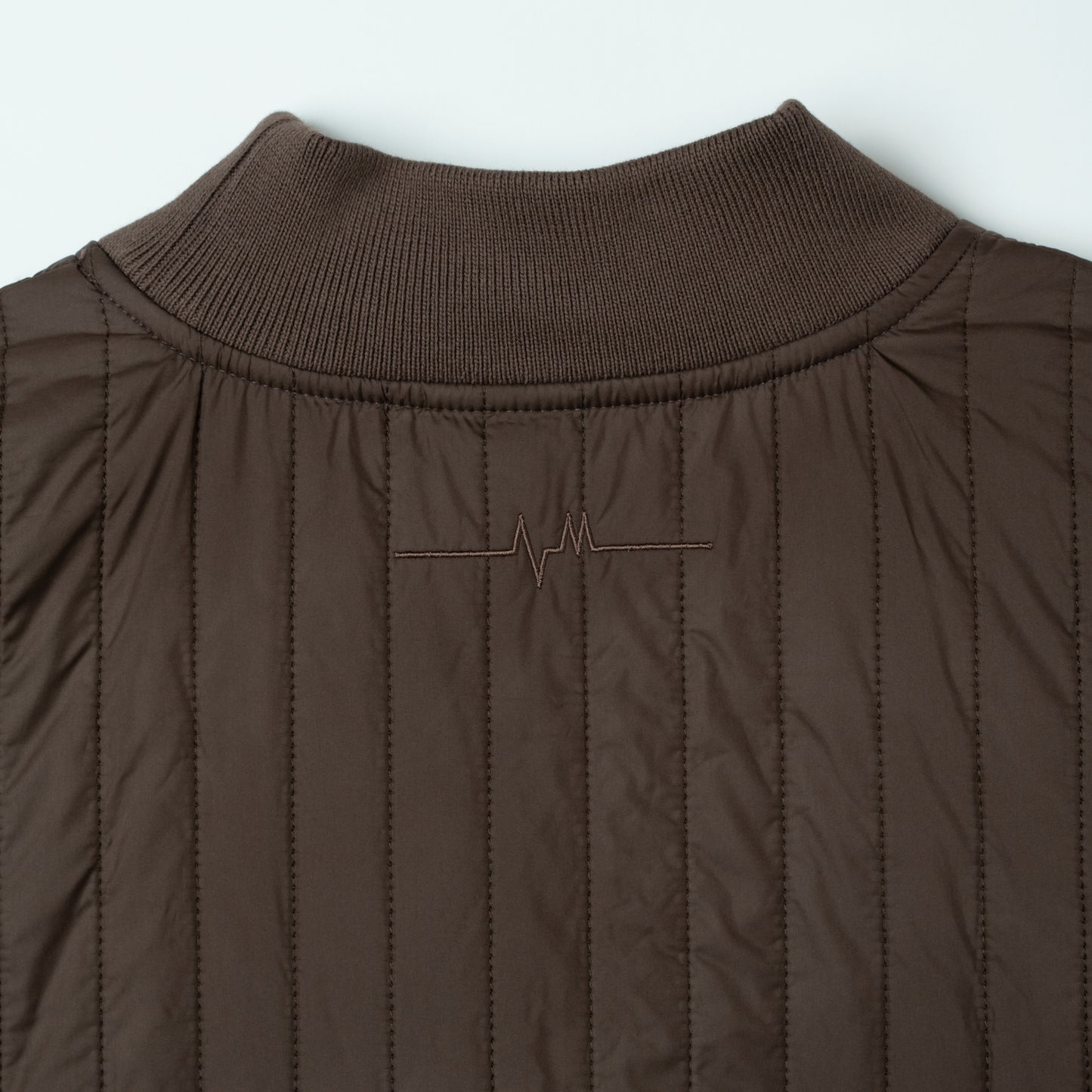 Wave Quilt Pullover (BROWN)