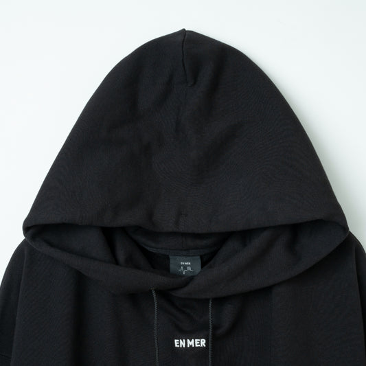 Convex Embroidery Logo Hoodie (BLACK)