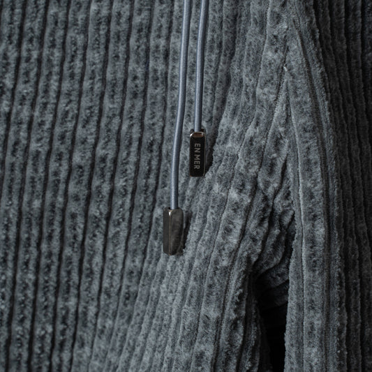 Undulate Corduroy Pants (GRAY)