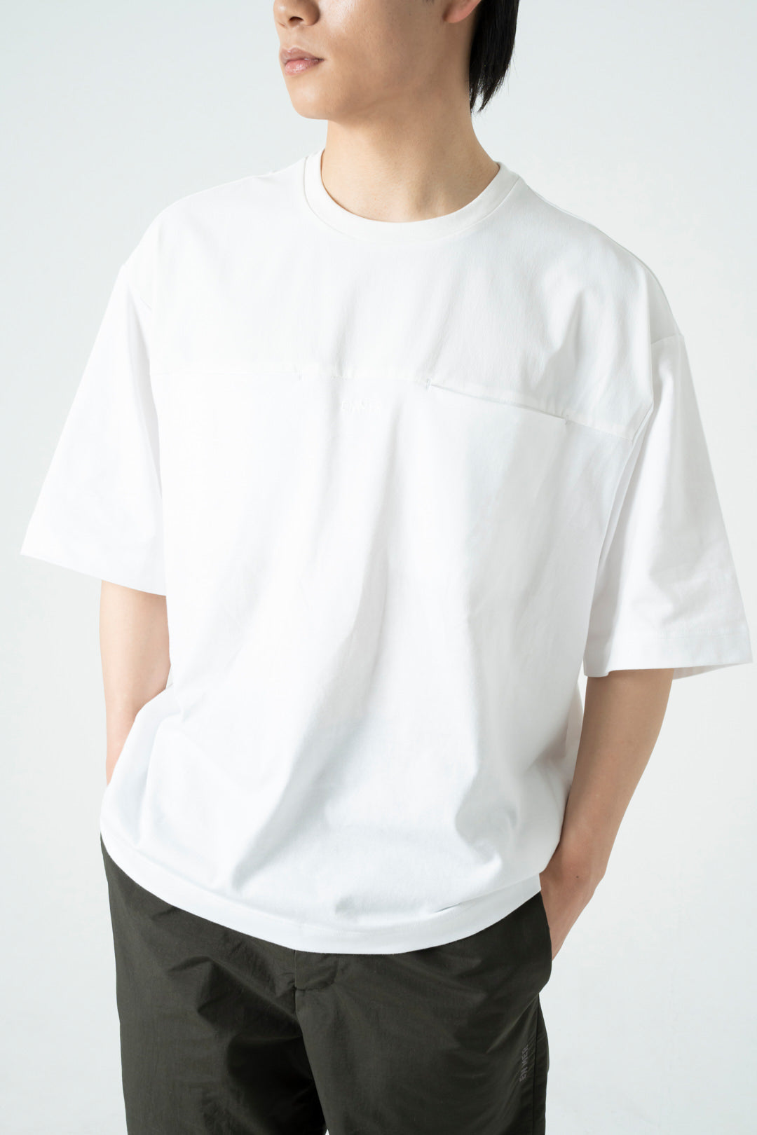 Inside Pocket T-Shirt WHITE EM-TS-039
