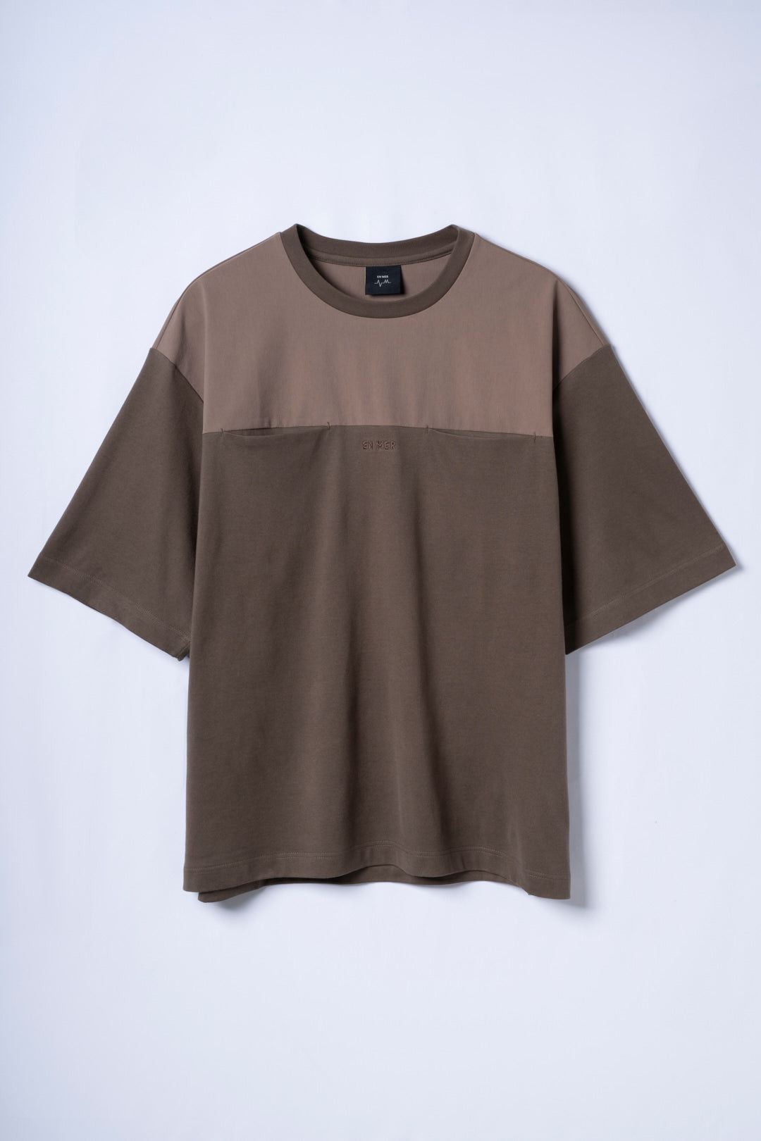 Inside Pocket T-Shirt BROWN EM-TS-039