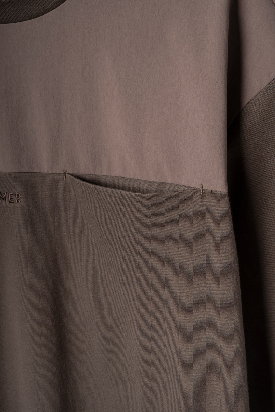 Inside Pocket T-Shirt BROWN EM-TS-039