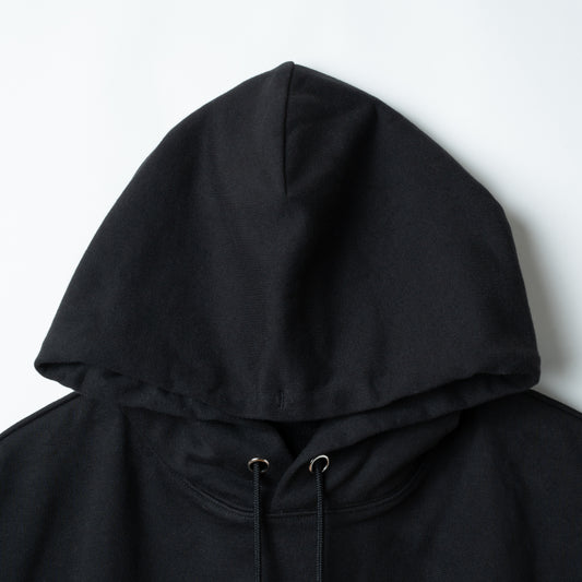 Cutting Rubber Logo Hoodie (BLACK)