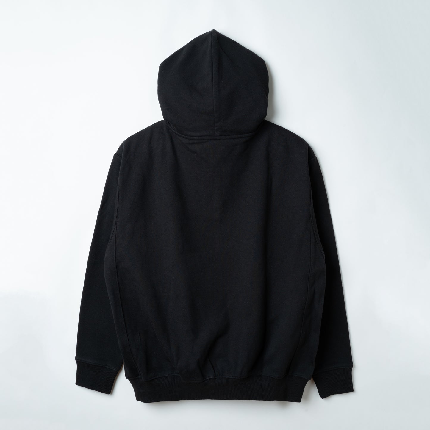 Cutting Rubber Logo Hoodie (BLACK)