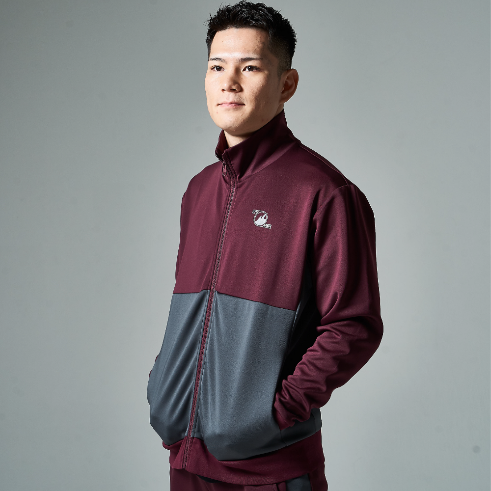 CLASSIC TRACK JACKET BURGUNDY