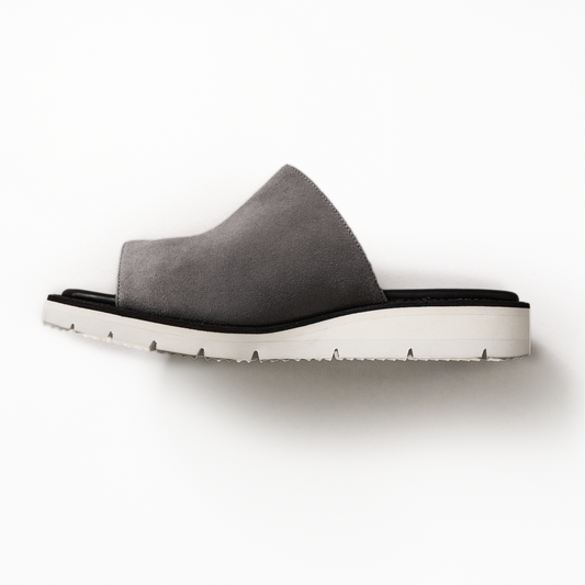 Suede Wave Sandal (GRAY)