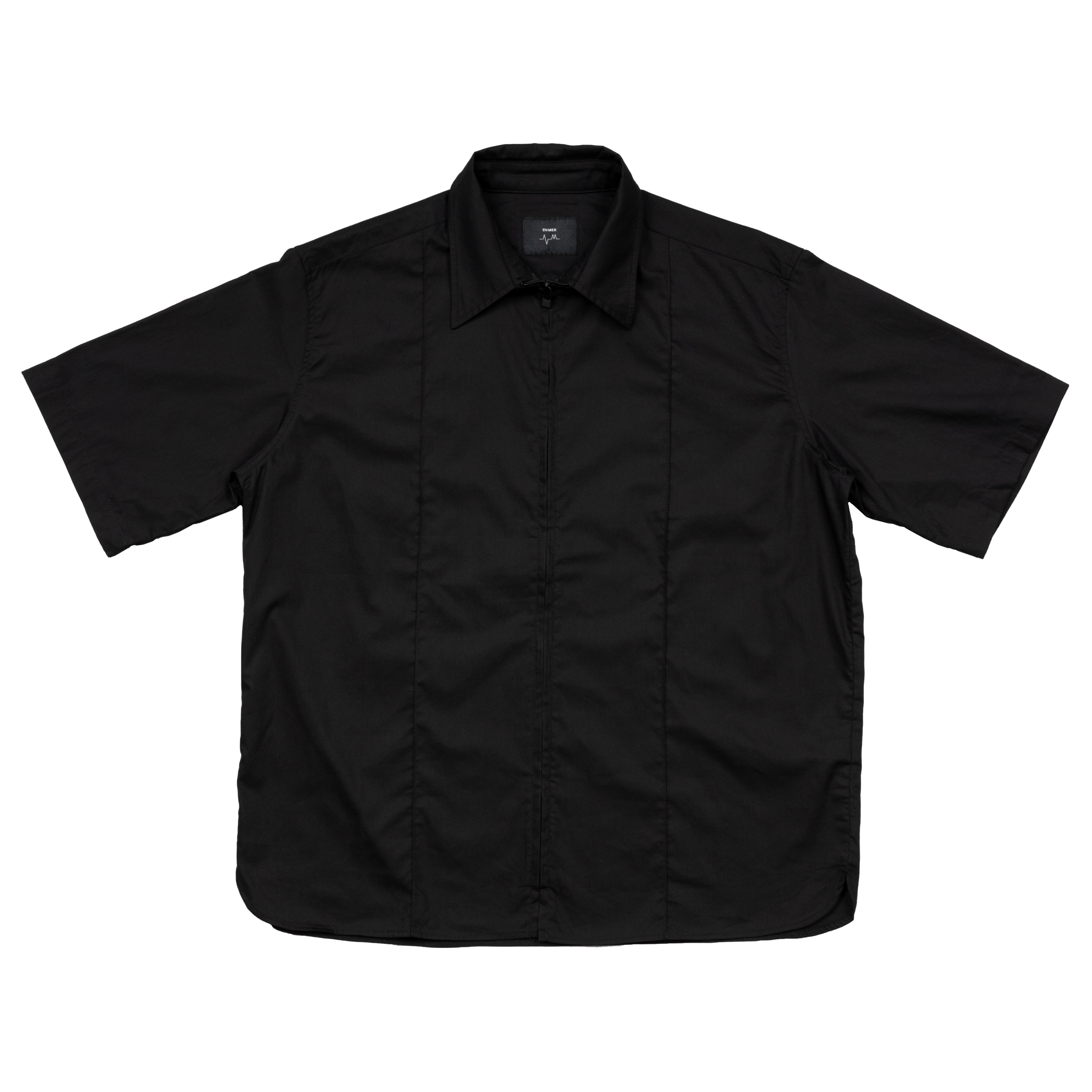 Vertical Line Shirt (BLACK) – EN MER