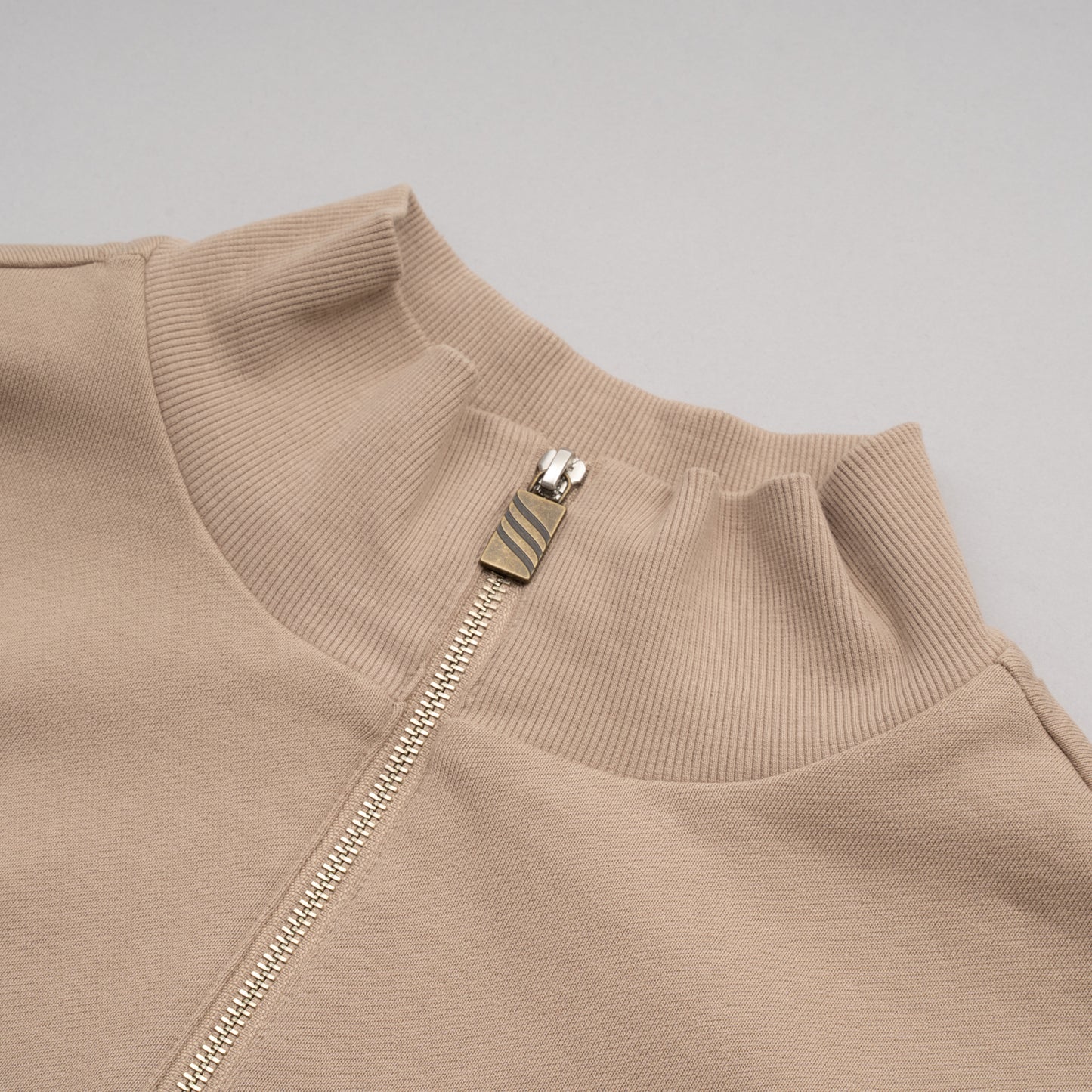 ENMER SPORTS HALF ZIP SWEAT PO (BEIGE)