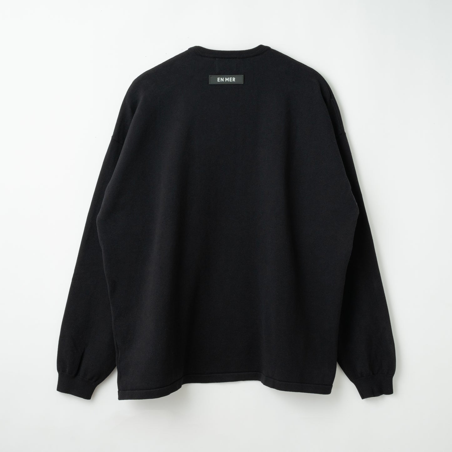 Rubber Tag Knit (BLACK)
