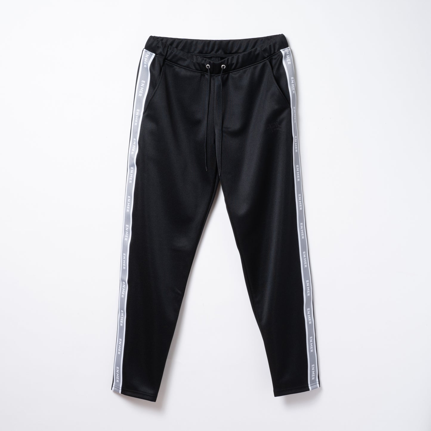 Side Jacquard Track Slim Pants (BLACK)