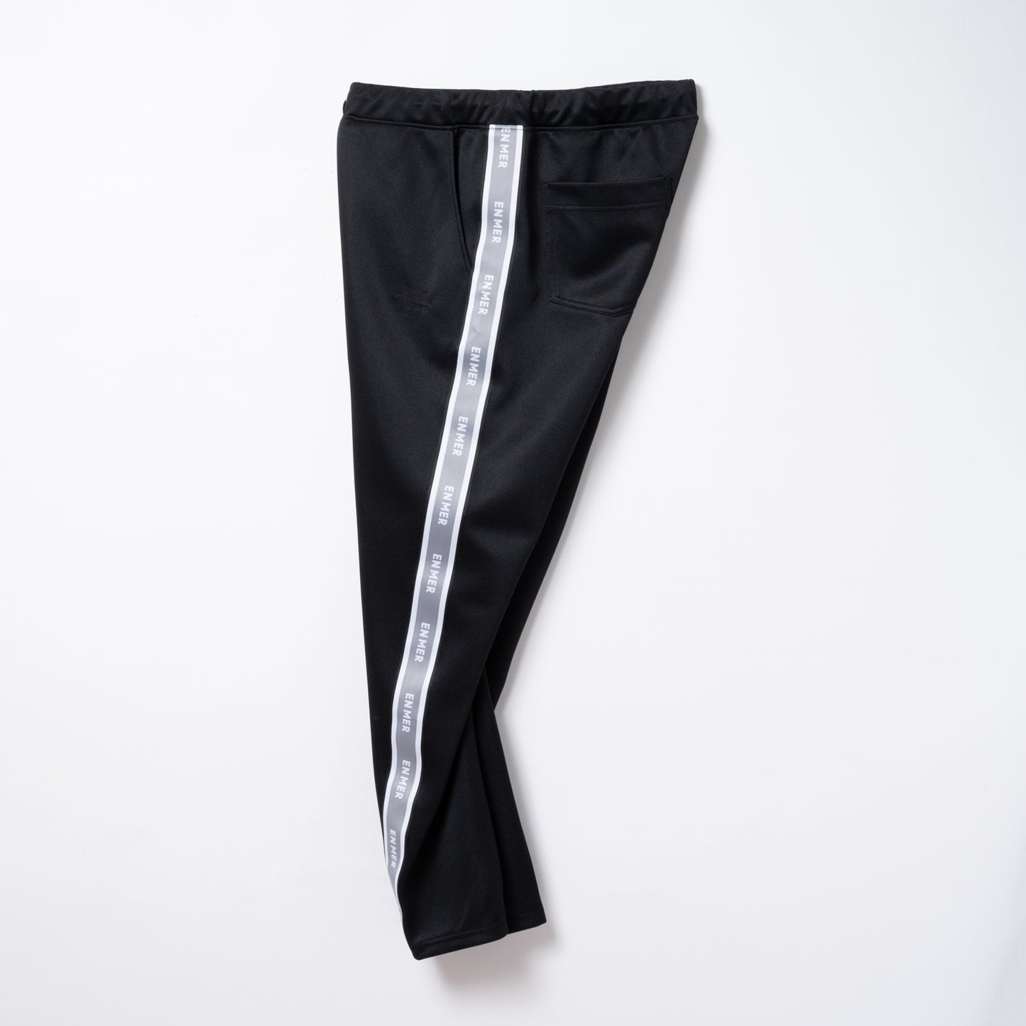 Side Jacquard Track Slim Pants (BLACK)