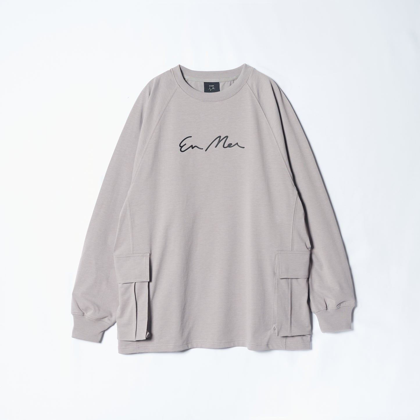 Patch Pocket Pullover	Gray