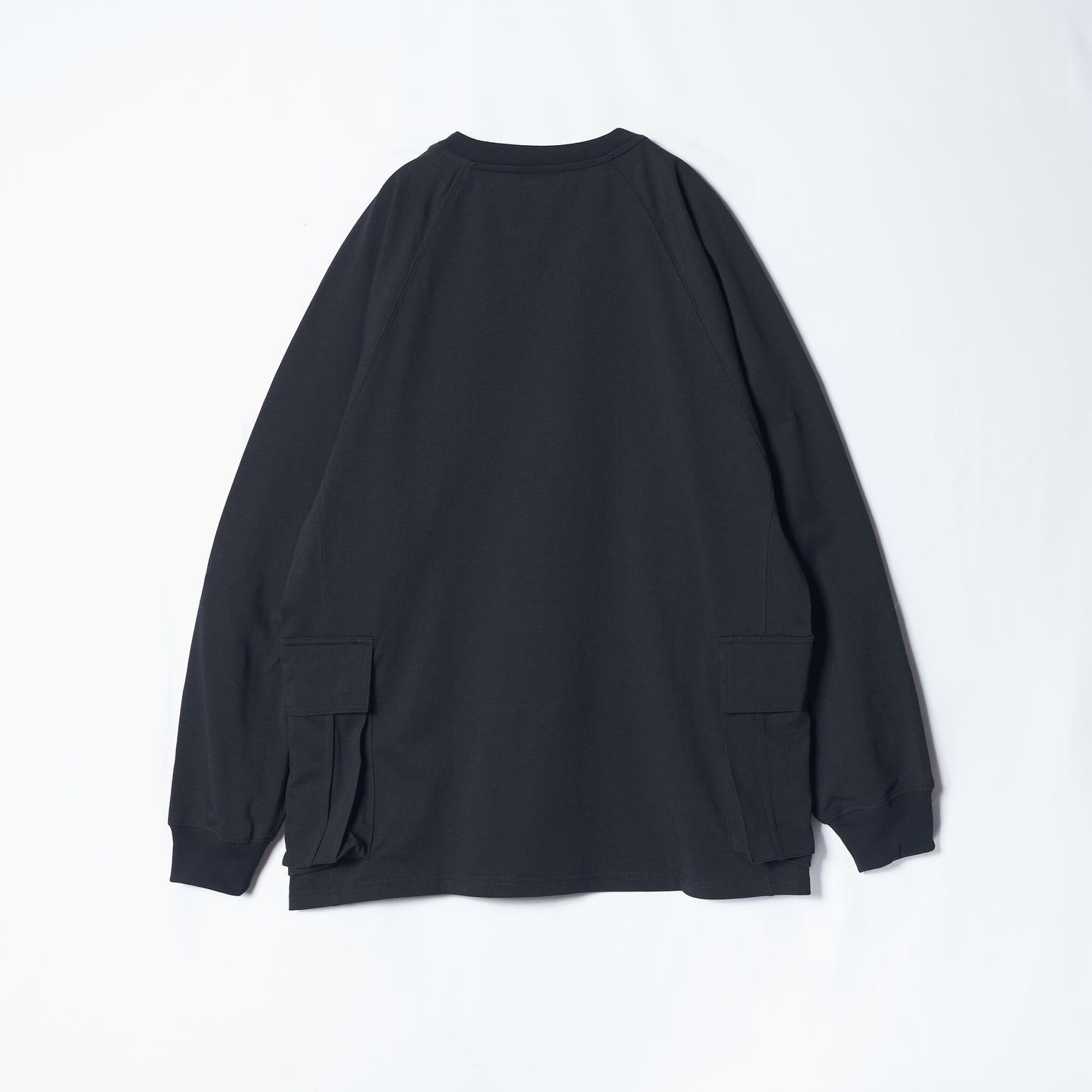 Patch Pocket Pullover Black