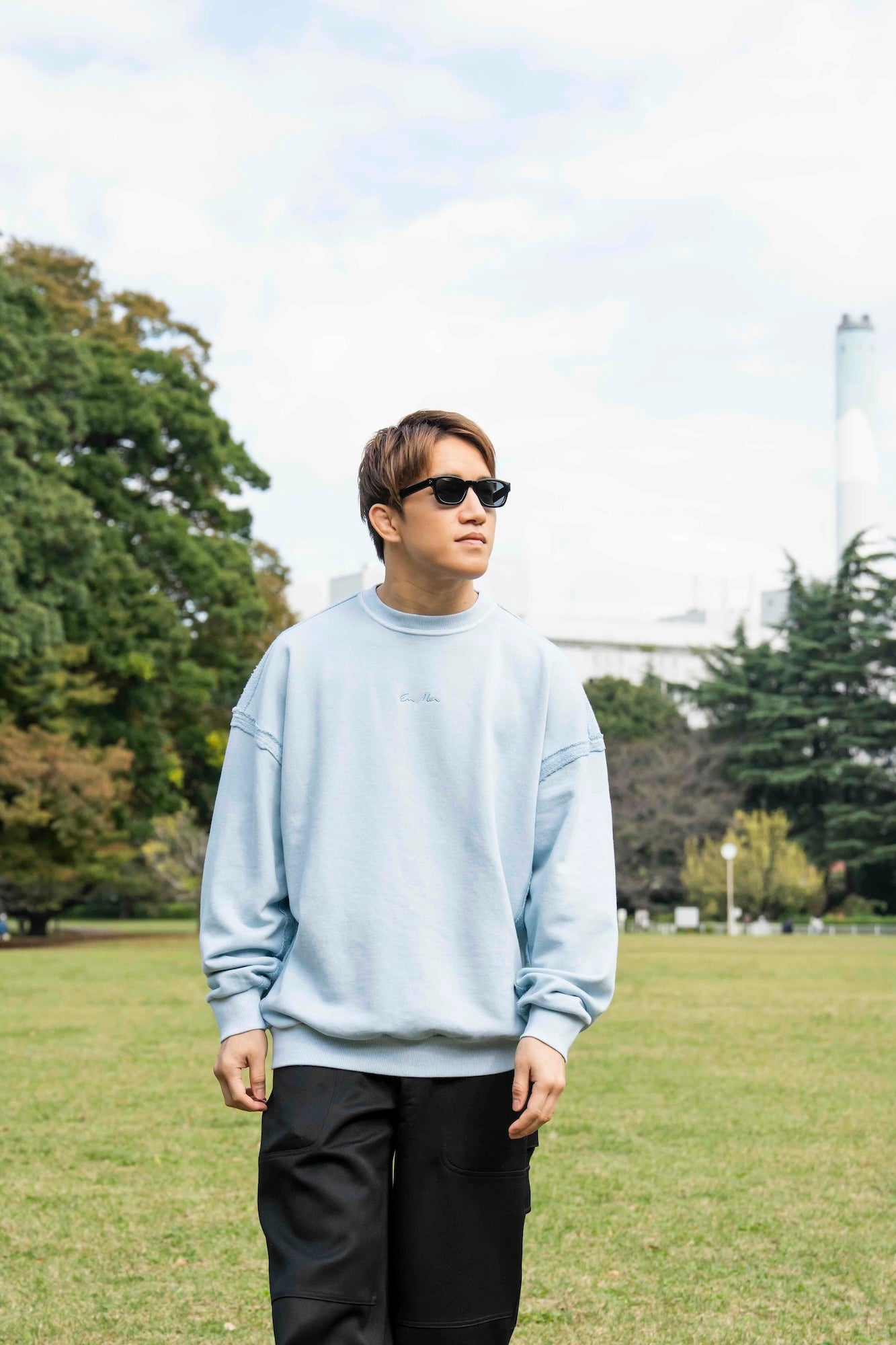 Outseam Pullover Sweat (BLUE)