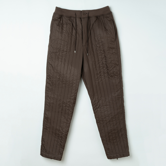 Wave Quilt Pants  BROWN