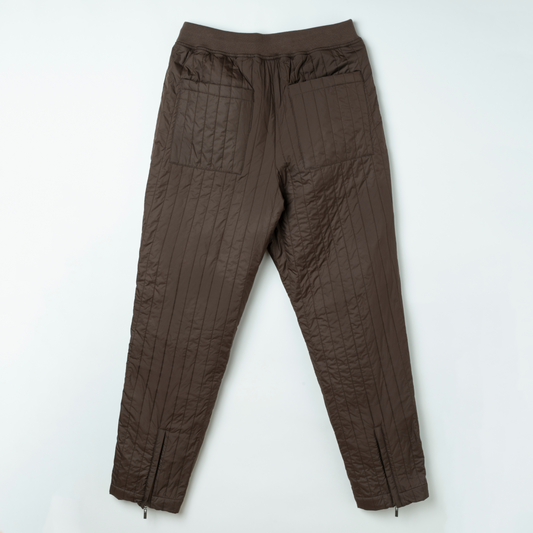 Wave Quilt Pants  BROWN