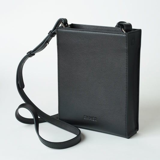 Compact Leather Bag (BLACK)
