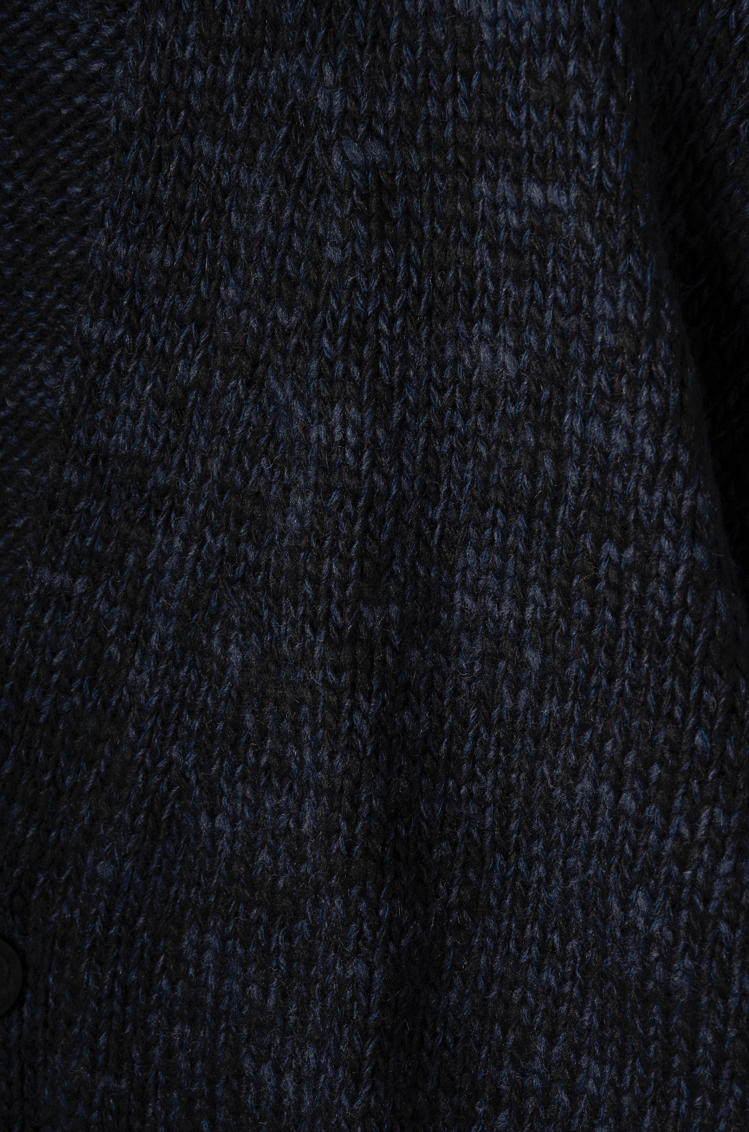 Mosaic Wool Knit Cardigan  (NAVY)