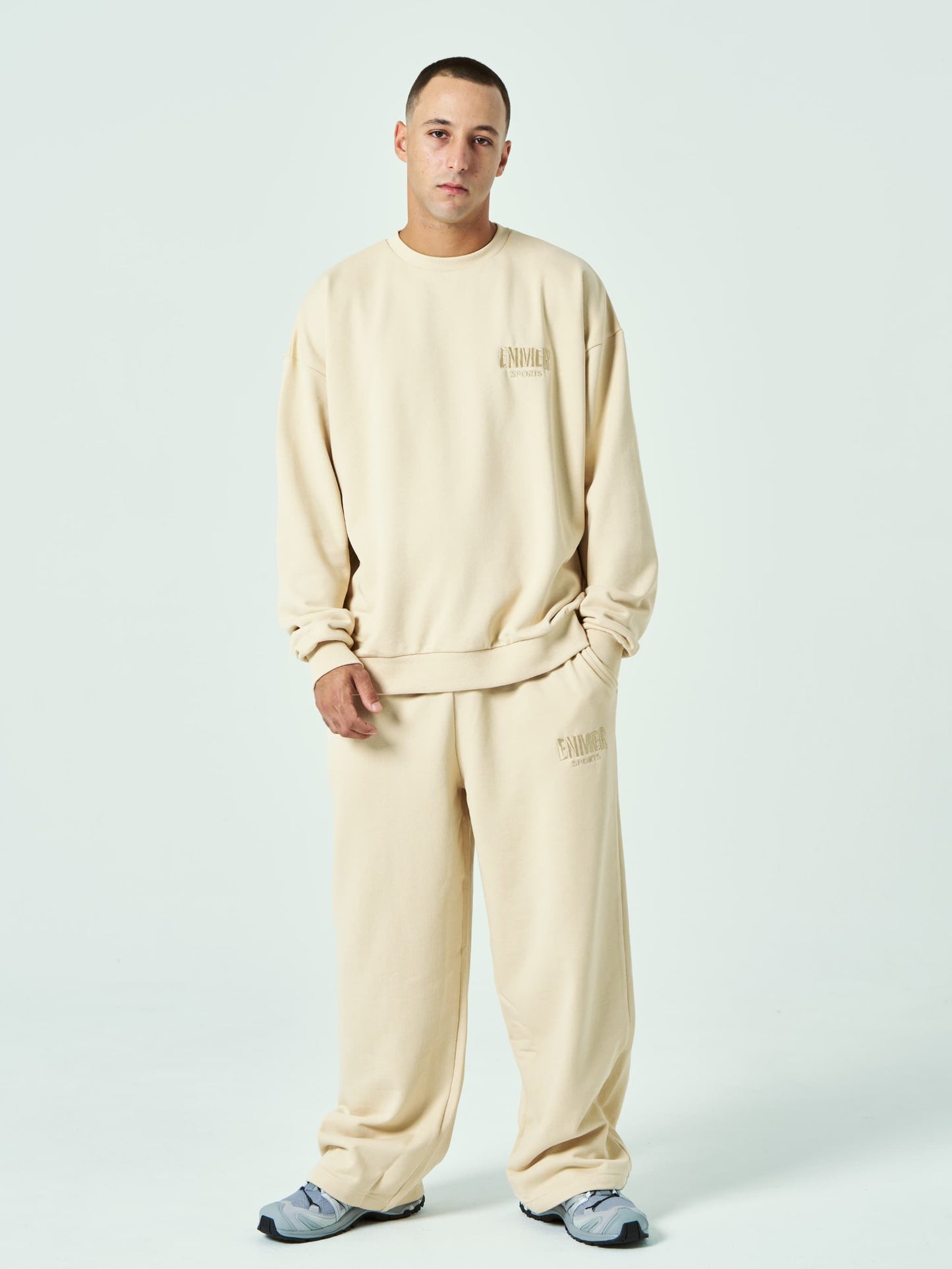 Cotton Crew Neck Sweat Shirt