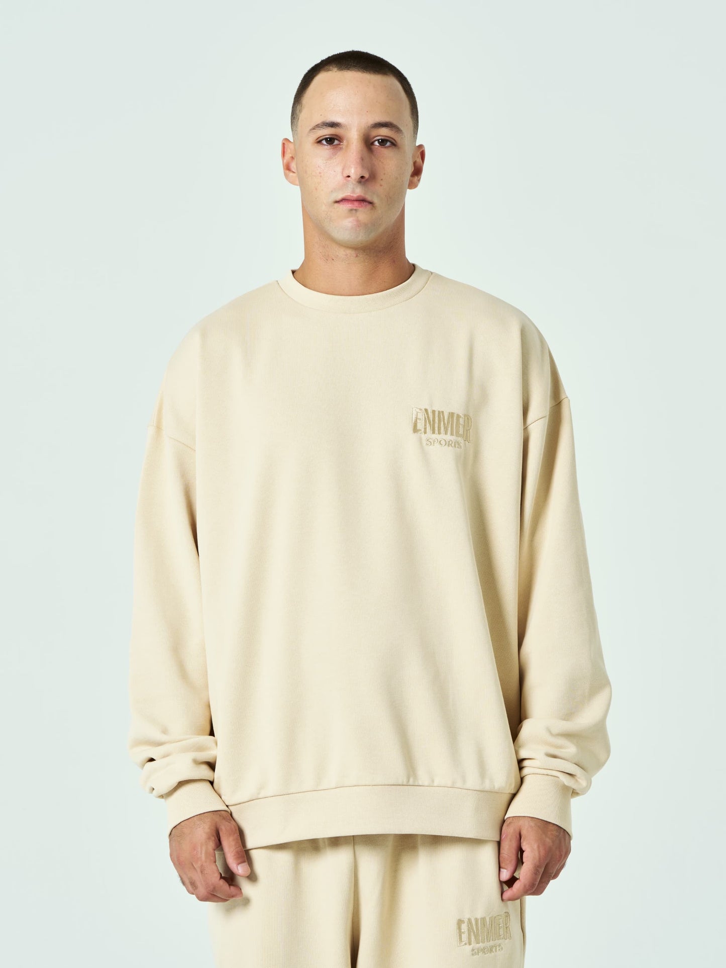 Cotton Crew Neck Sweat Shirt