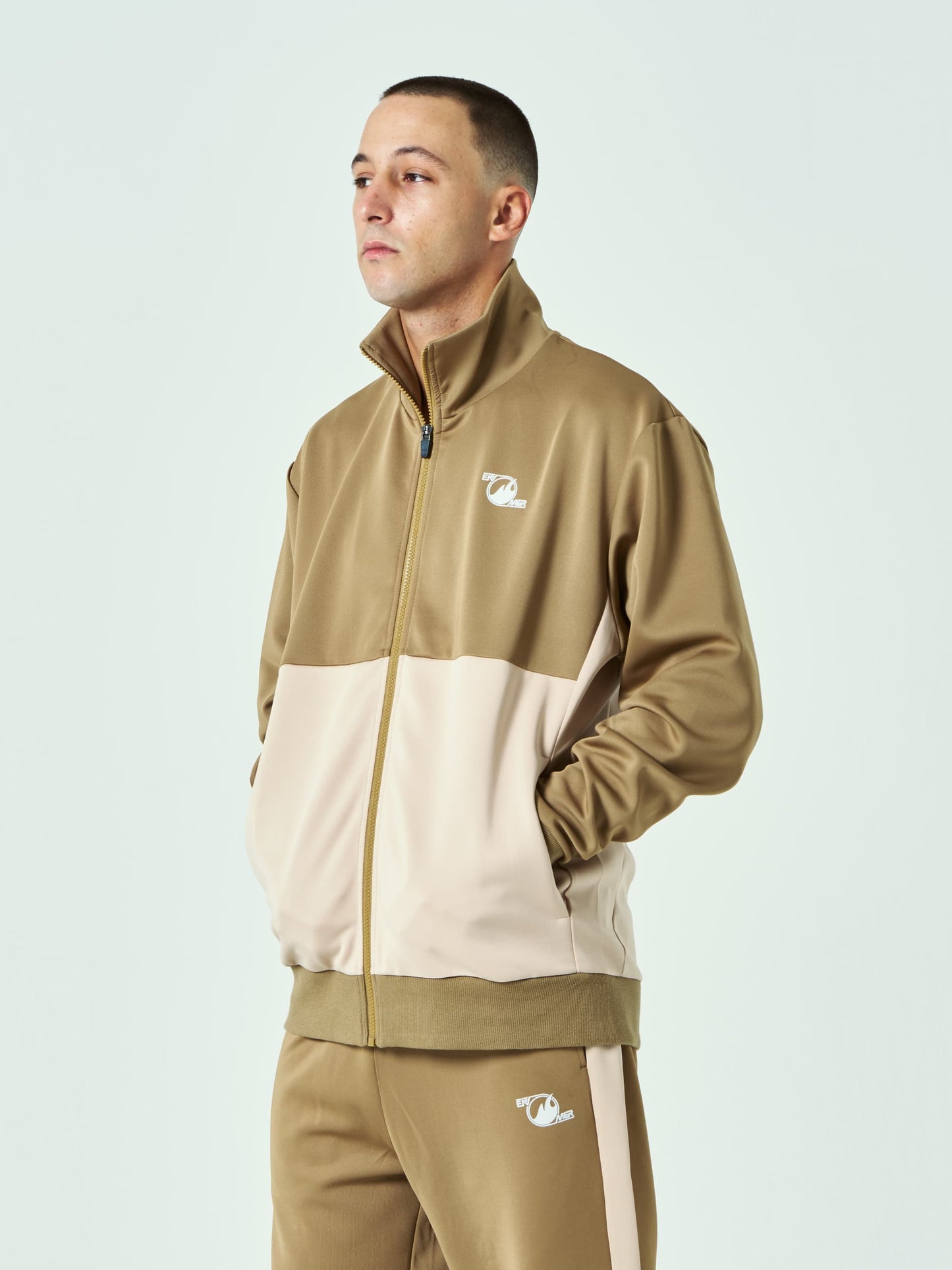 Classic Track Jacket (BEIGE)