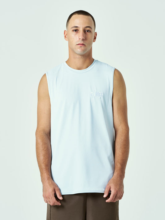 Rash Guard Sleeveless Shirt ver2 (SAX)