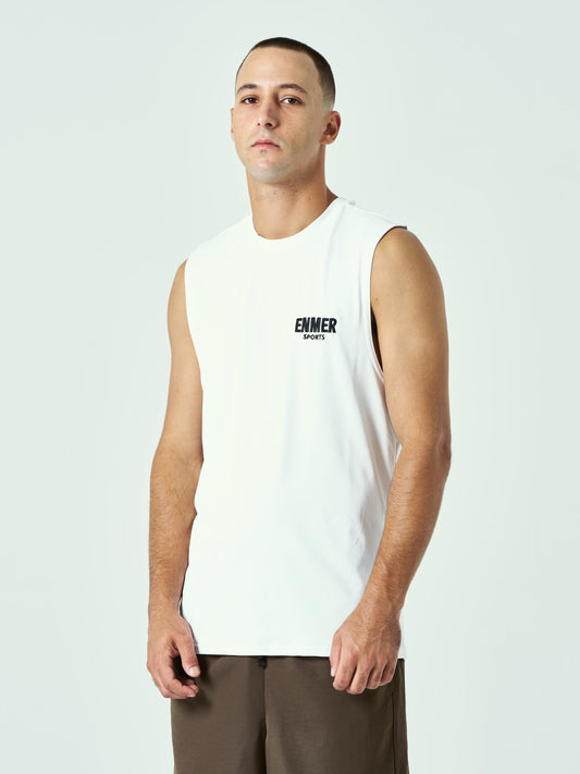 Rash Guard Sleeveless Shirt ver2 (White)
