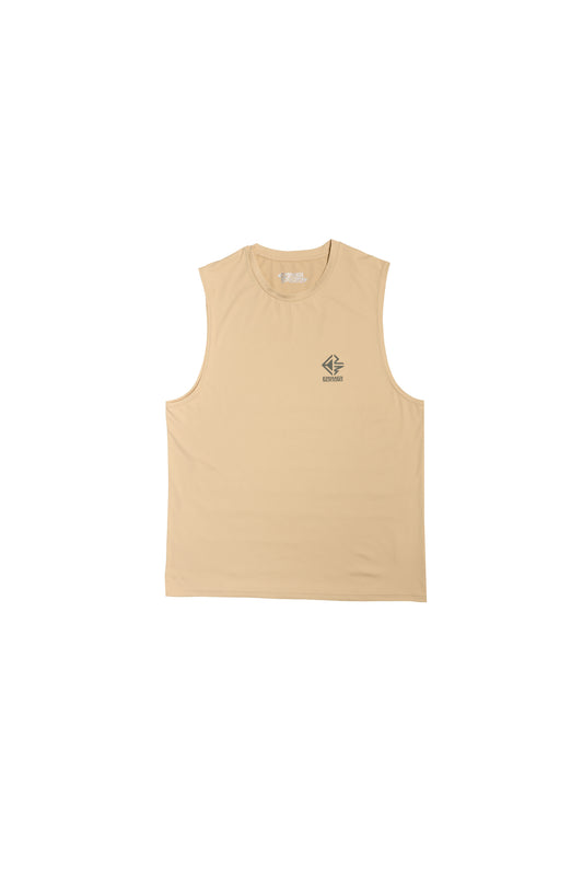 Rash Guard Sleeveless Shirt ver2 (Beige)