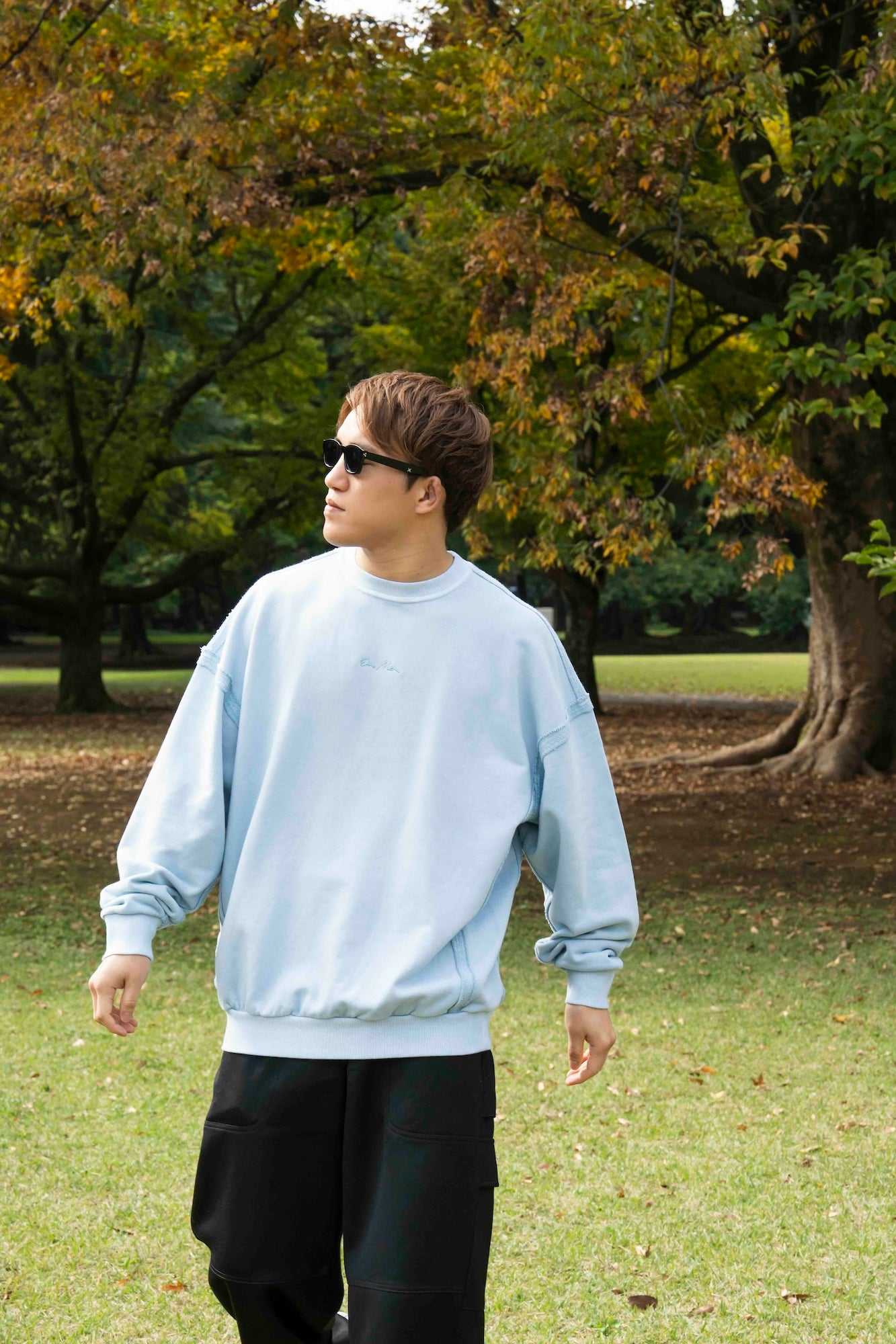 Outseam Pullover Sweat (BLUE)