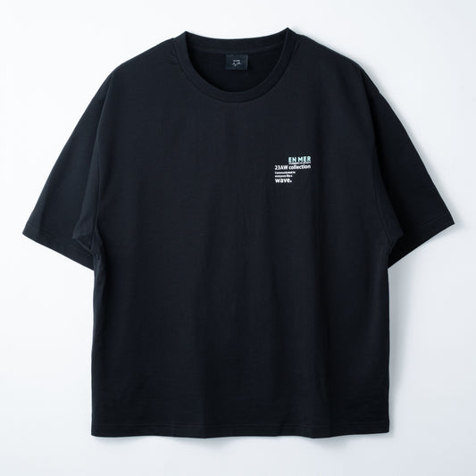 Overlapping Logo T-Shirt (BLACK)