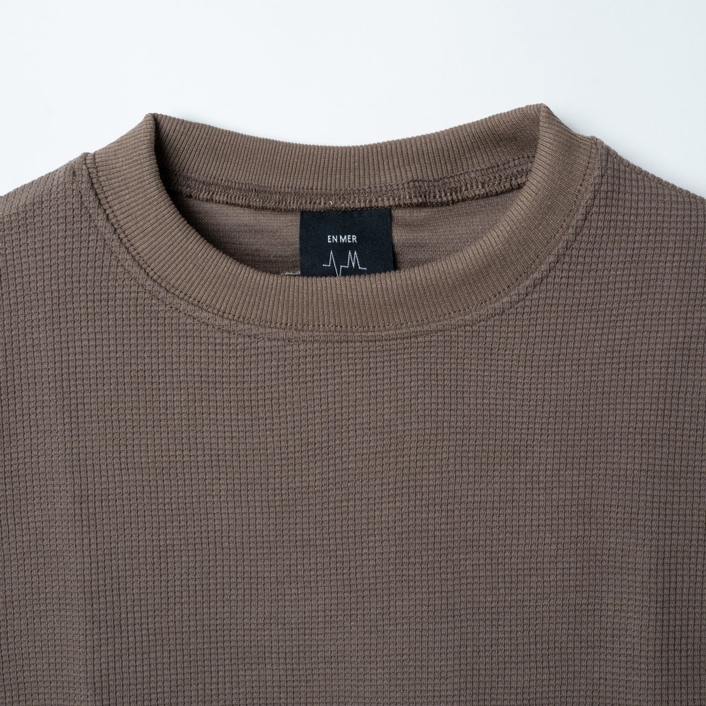 Standard Waffle L/S T-Shirt BROWN (EM-TS-028)