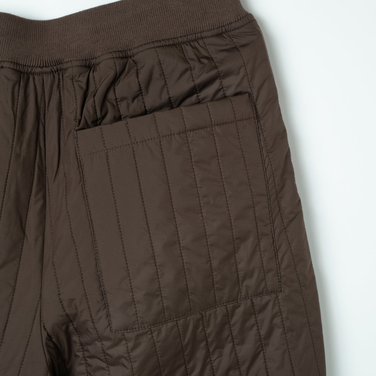 Wave Quilt Pants  BROWN