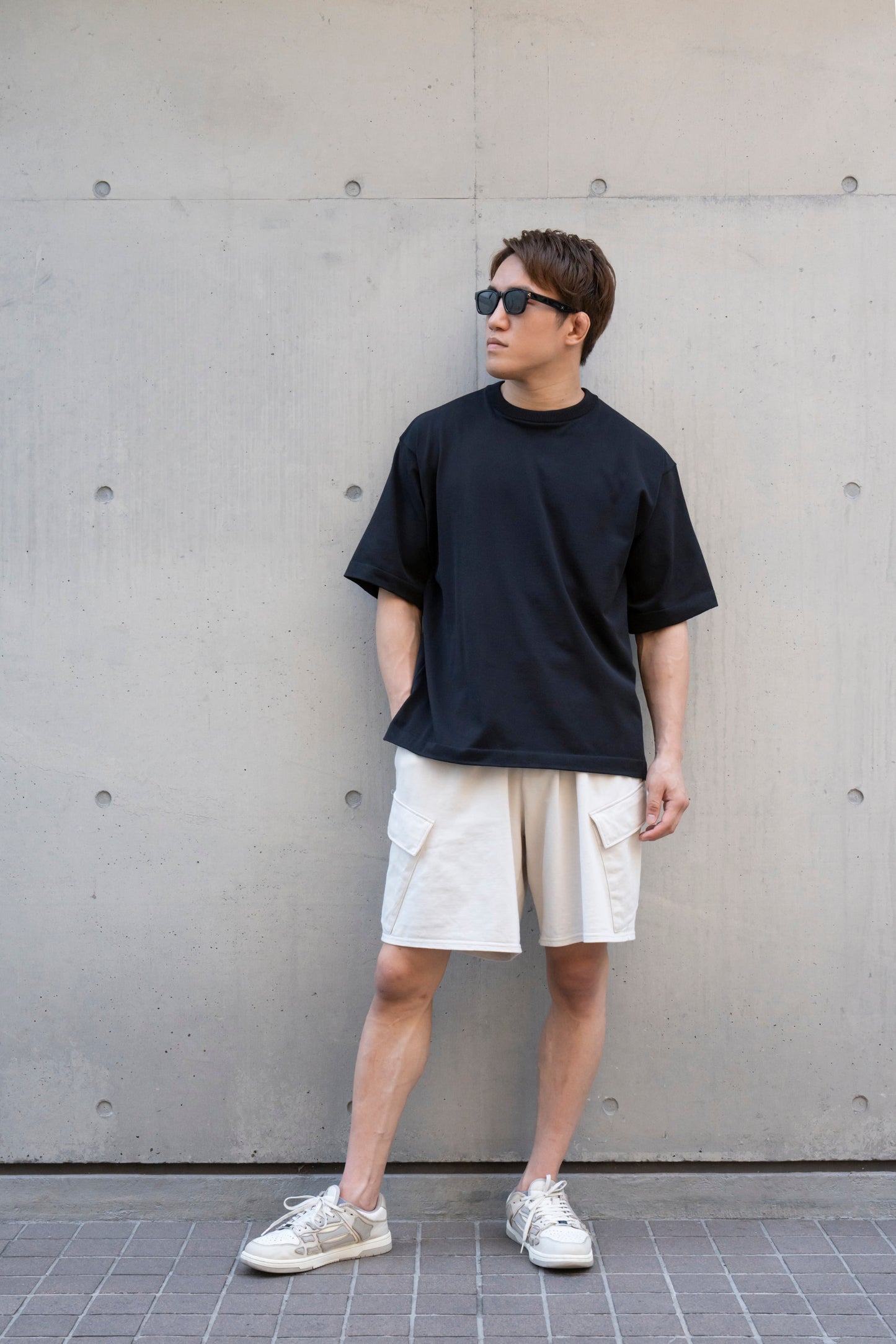 AiryFit S/S Knit T-Shirts  [EM-TS-037]