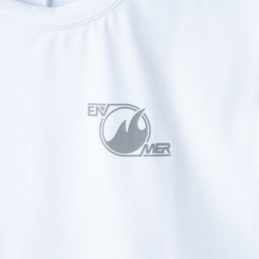 Battle Compression Sleeveless Shirt (WHITE)