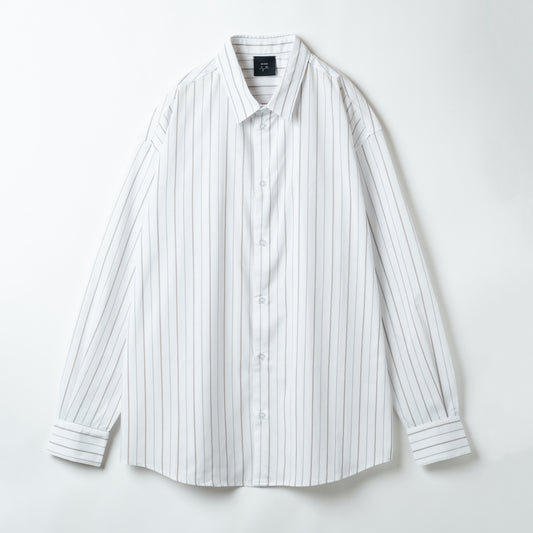 Stripe Loose Fit L/S Shirt (MULTI)