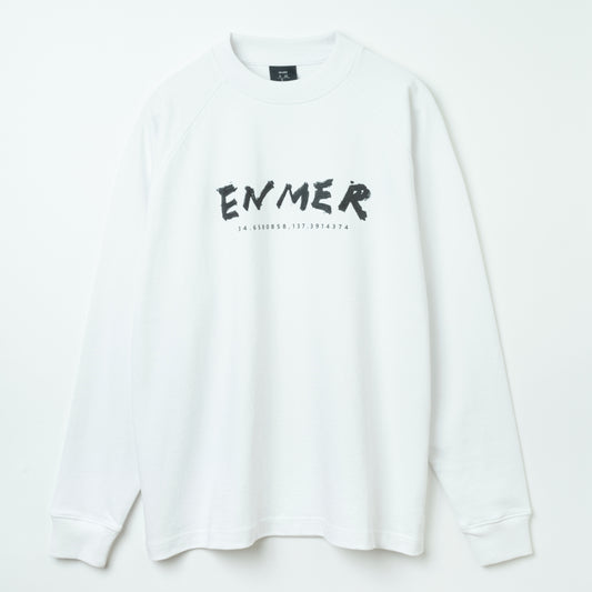 Blur Logo L/S T-Shirt (WHITE)