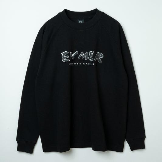 Blur Logo L/S T-Shirt Black