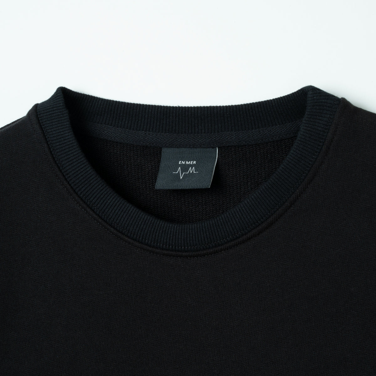 Blur Logo Crew Neck Black