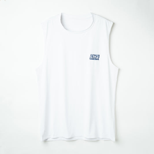 Rash Guard sleeveless Shirt (White)