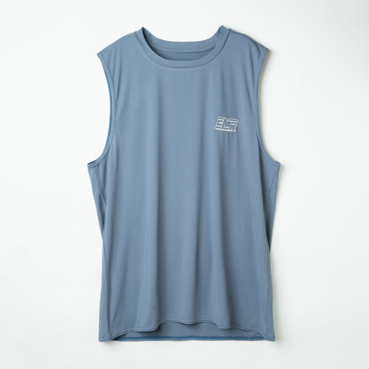 Rash Guard sleeveless Shirt (Blue gray)