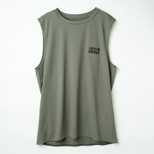 Rash Guard Sleeveless Shirt (KHAKI)