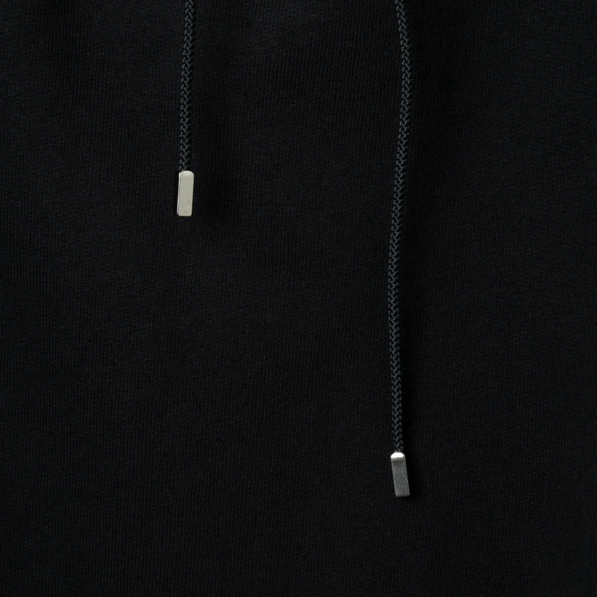 Convex Embroidery Logo Hoodie Black