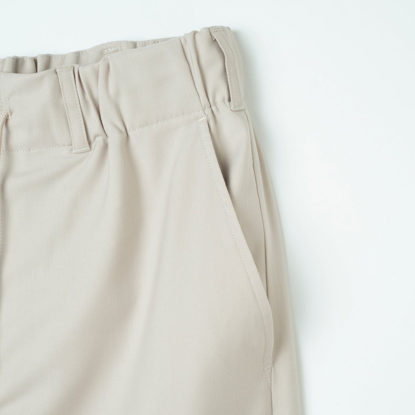 Wool Stripe Easy Pants 　BEIGE