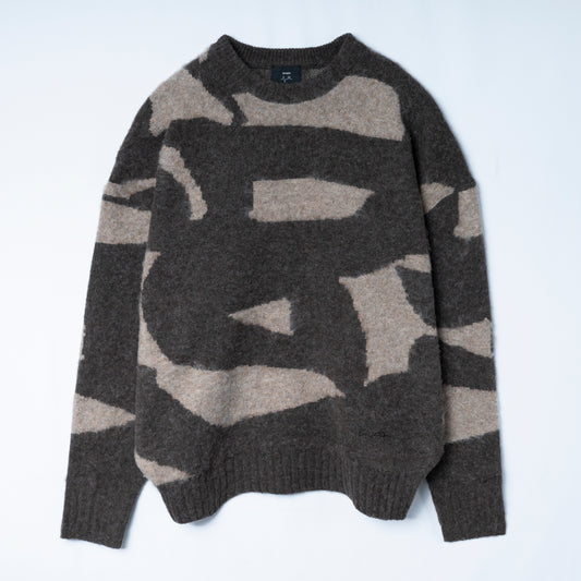 Geometric Pattern Logo Knit (MOCA)