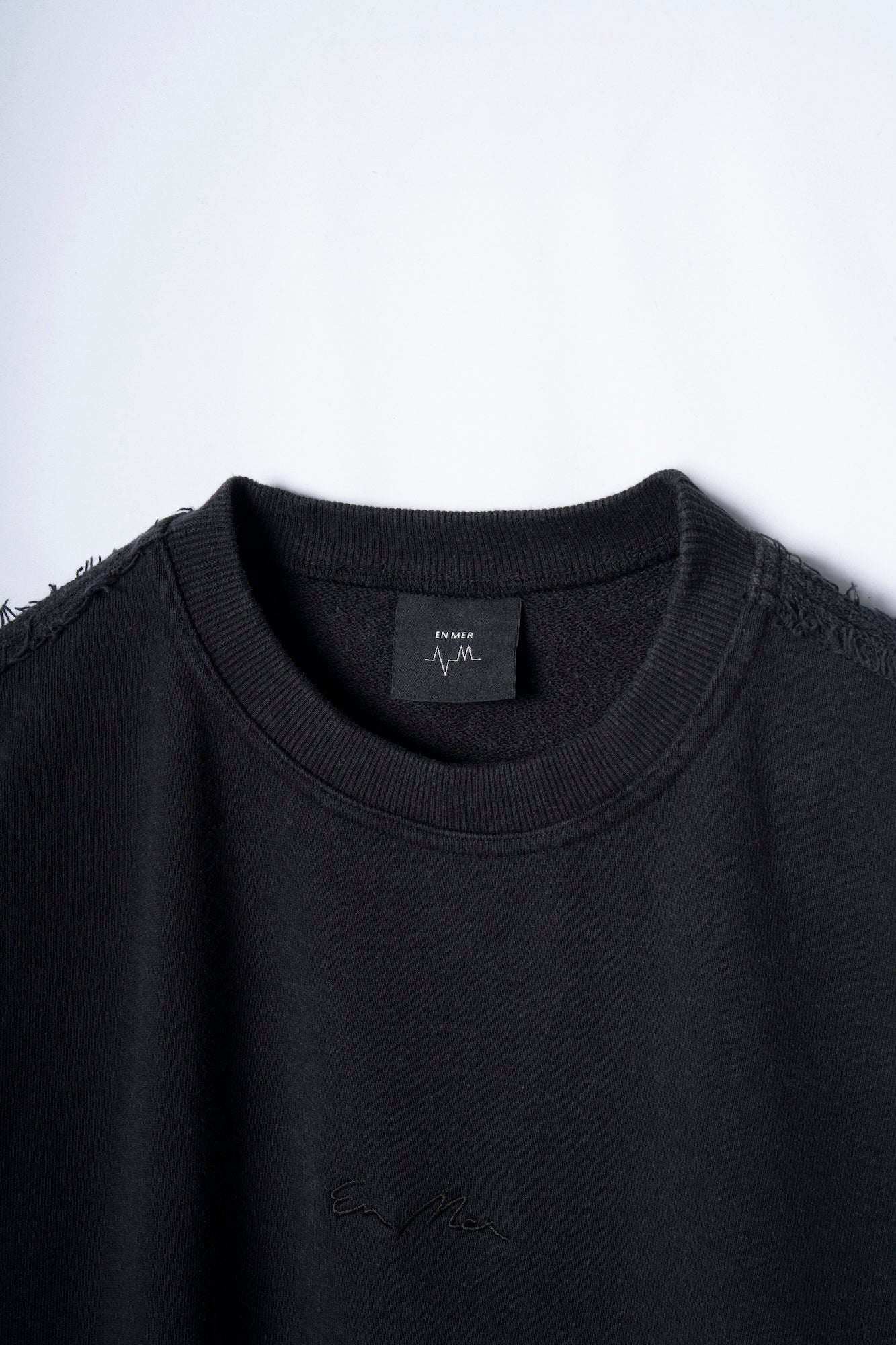 Outseam Pullover Sweat (BLACK)